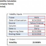 volatility calculator