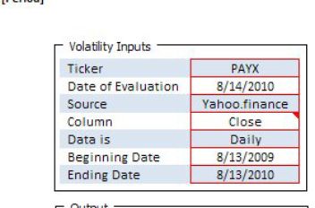 volatility calculator