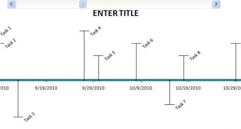 excel timeline