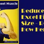 How to reduce excel file size