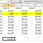 Excel Offset Function 5
