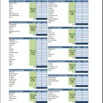 Wedding Budget Detailed Template