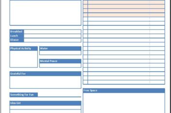 Daily Planner Template