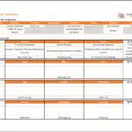 Content Calendar and Plan Template