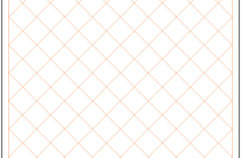 Diamond Graph Paper Excel Template