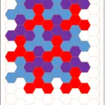 Hexagonal Tessellation Graph Paper Example