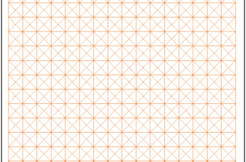 Square and Diagonal Graph Paper Template