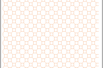 Octagonal and Square Graph Paper Template