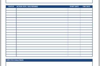 Action Plan Template