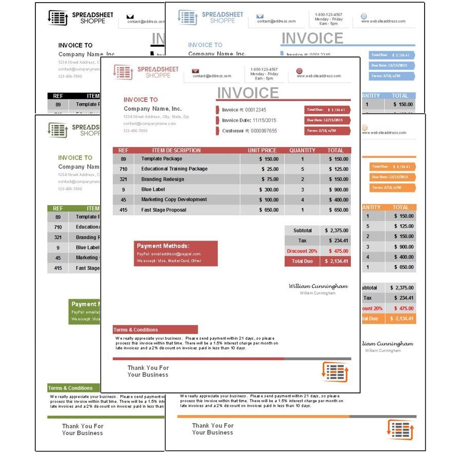 Premium Invoice Download (Everest-All Colors)